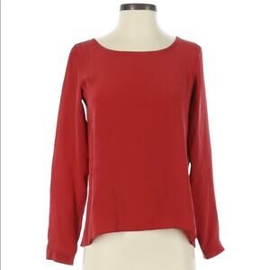 Club Monaco silk long sleeve shirt XS